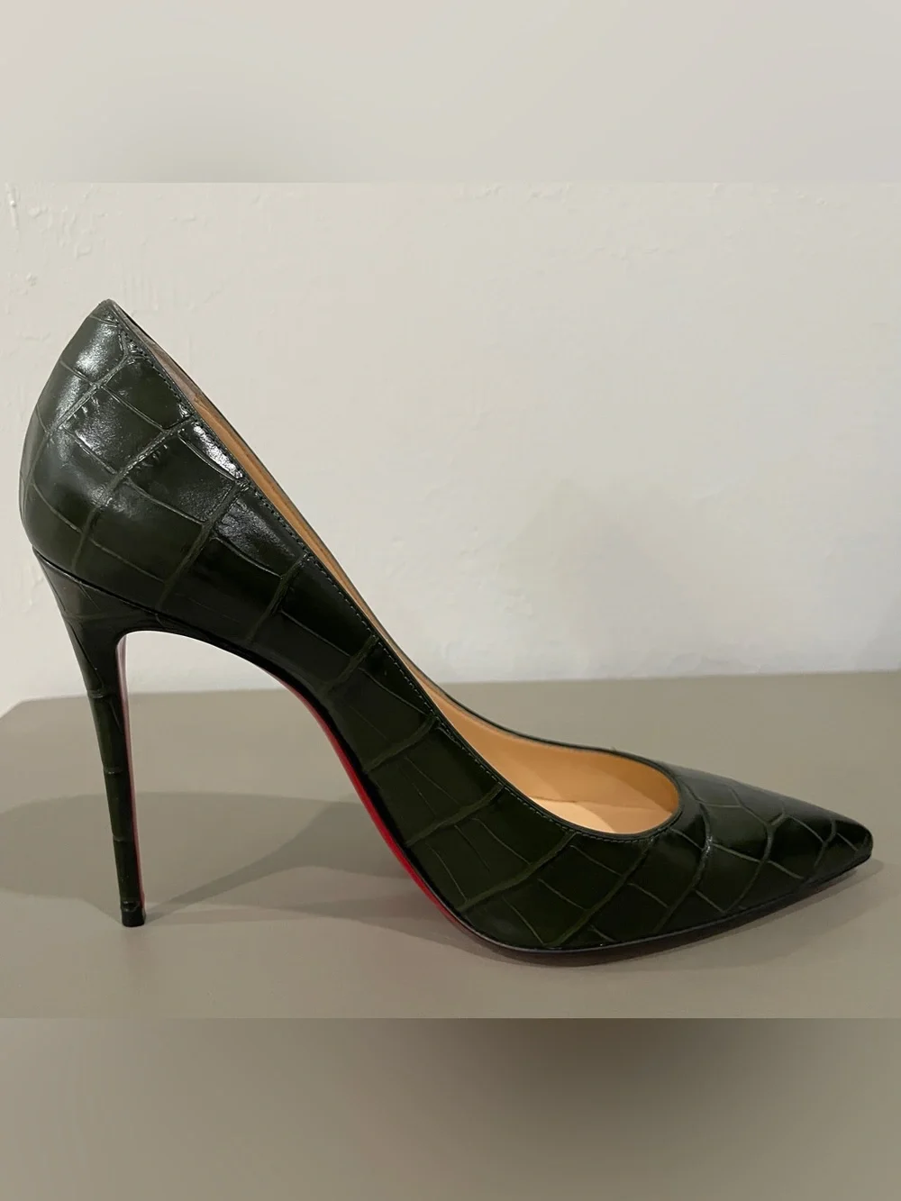 Green Christian Louboutin Kate 100 size 39